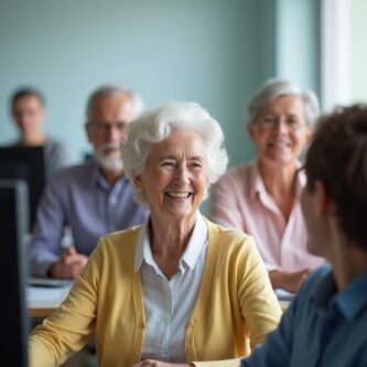Curso informatica para mayores. Clases informatica mayores. Cursos gratuitos en español sobre tecnologia inteligencia artificial para mayores de 60 años.