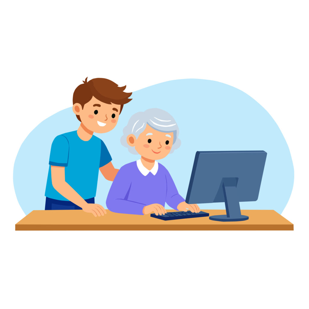 cursos para jubilados gratis. curso adulto mayor. curso informatica para mayores.